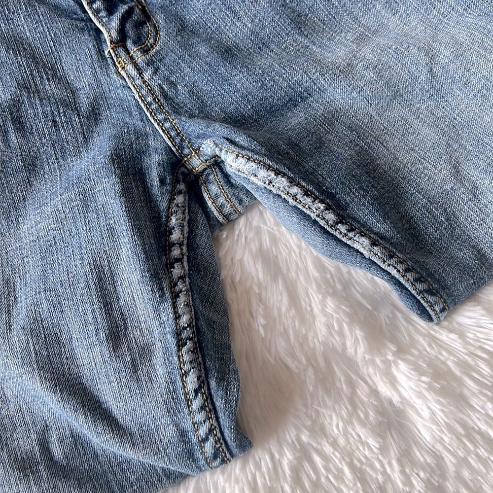 Studded Distressed Midrise Slim Skinny Rocker Firefly Jeans - Picture 9 of 16